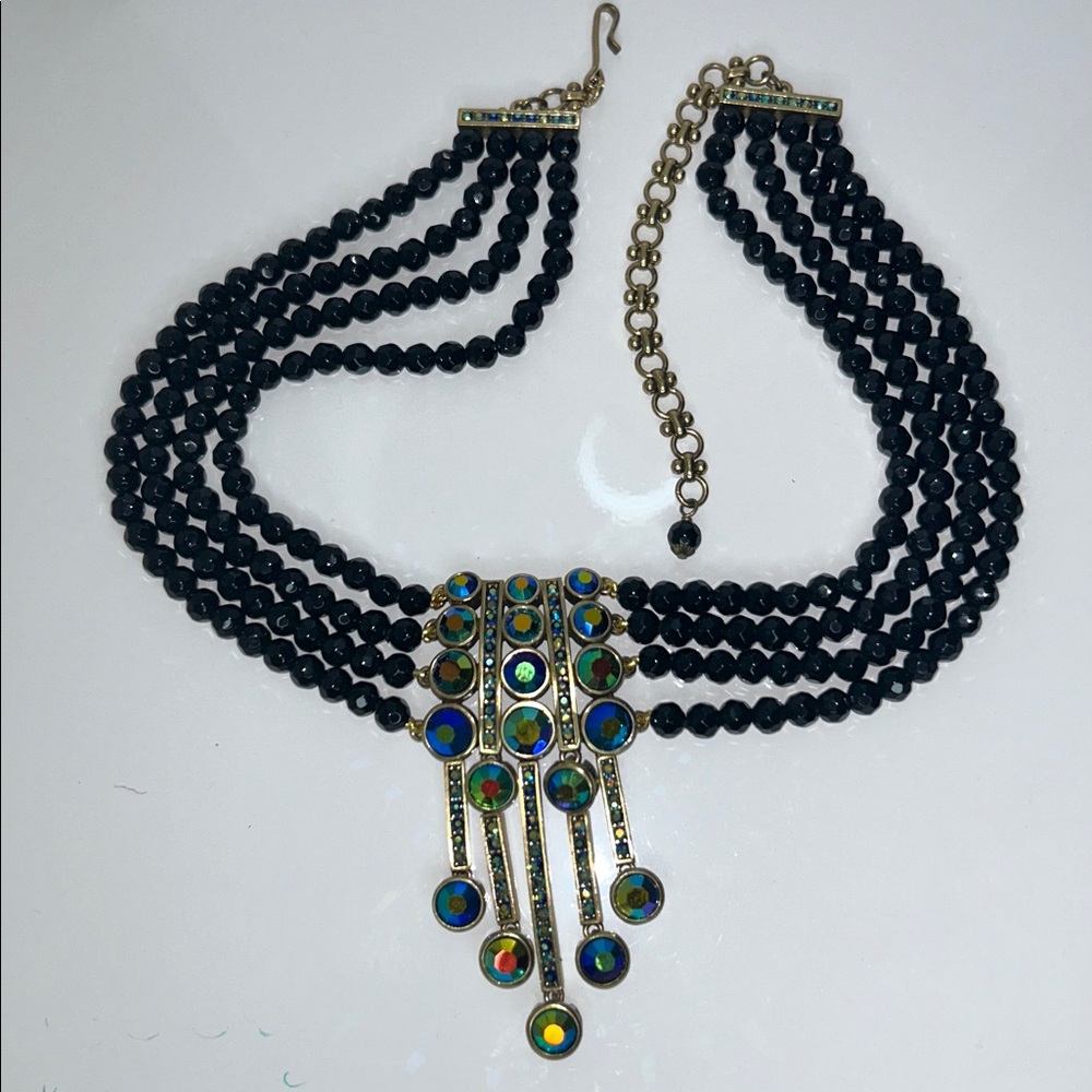 NWOT Heidi Daus Designer Beaded Necklace